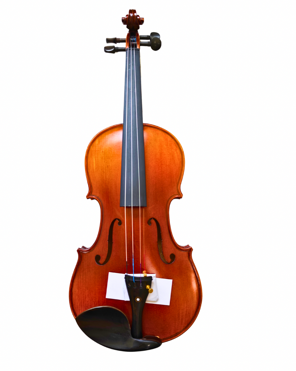 Violín atigrado con estuche
